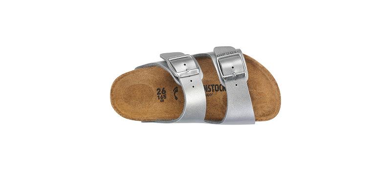 Birkenstock Birko-flor Narrow Arizona Børn Sølv | DK 167WNB